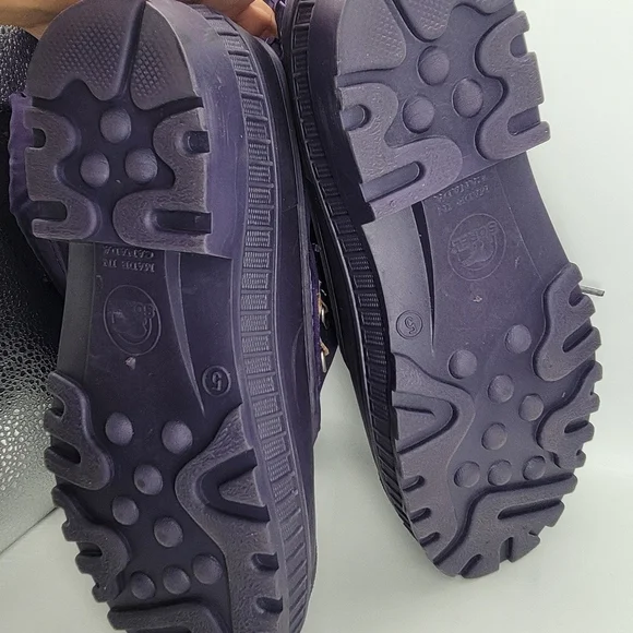 VTG Sorel Women's 5 Purple Winter Snow Boots Felt Liner Insulated Waterproof - Picture 3 of 16